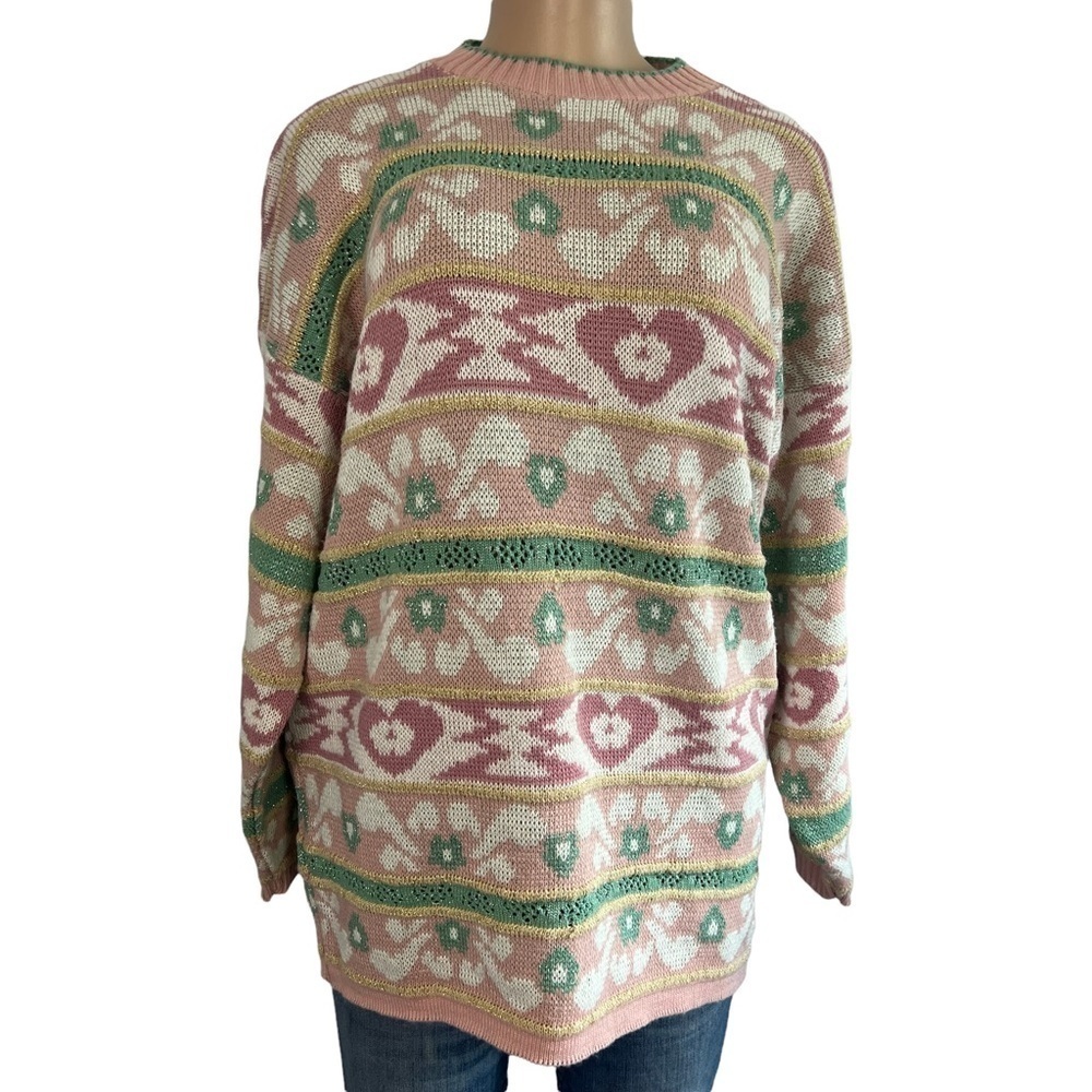 3/$30 ☀️ JJ Browne Vintage Metallic Sweater